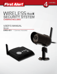 First Alert Wireless Security System User's Manual