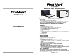 First Alert Whiteboard User's Manual