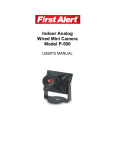 First Alert P-500 User's Manual