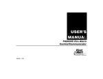 First Alert FA2000C User's Manual