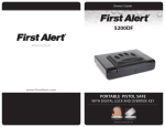 First Alert Ca Doj Approved Portable User's Manual