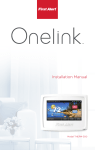First Alert Add-A-Wire Accessory For Onelink Thermostat User's Manual