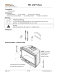 FireplaceXtrordinair DVS FACE FPX 32 User's Manual