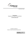 FieldServer FS-8704-06 User's Manual