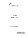FieldServer FS-8700-124 User's Manual