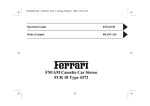 Ferrari stereo User's Manual