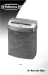 Fellowes T7CM User's Manual