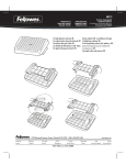 Fellowes Standard Footrest 48121 User's Manual