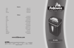Fellowes MS-450Cs User's Manual
