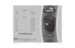 Fellowes DS-1400C User's Manual