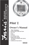 Faria Instruments PILOT IS0152 User's Manual