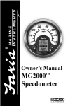 Faria Instruments MG2000 User's Manual