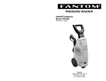 Fantom Vacuum VPW49H User's Manual