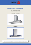 Fagor SCFB-36X User's Manual