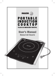 Fagor Portable Induction Cooktop User's Manual