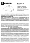 Faber Inca Pro 30 User's Manual