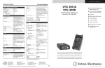 Extron electronic VTG 300R User's Manual