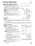 Extron electronic Extron Electronics TV Mount WMK 100 User's Manual