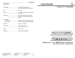 Extron electronic JR.800 User's Manual