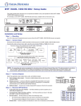 Extron electronic 1500RL User's Manual
