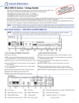 Extron electronic Extron Electronics Switch MLS 608 D SA User's Manual