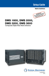 Extron electronic Extron Electronics Switch DMS 3200 User's Manual