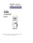 Extech Instruments 470 User's Manual