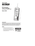 Extech Instruments 42582 User's Manual