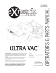 Exmark Ultra Vac User's Manual