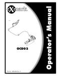 Exmark OCD02 User's Manual