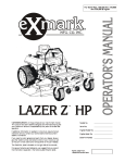 Exmark LAZER ZTM User's Manual