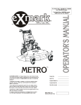 Exmark eXmark Ultra VAC Lazer Z User's Manual