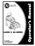 Exmark eXmark Lazer Z DS-Series LZDS User's Manual