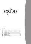Exido 271-005 User's Manual