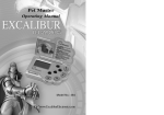 Excalibur electronic Pet Master 464 User's Manual