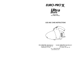 Euro-Pro ULTRA EP366 User's Manual