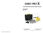 Euro-Pro SC717XH User's Manual