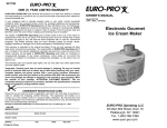 Euro-Pro KP170E User's Manual