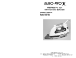 Euro-Pro GI485XH User's Manual