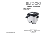 Euro-Pro Fryer F1042 User's Manual