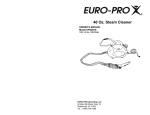 Euro-Pro EP922HA User's Manual