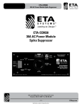 ETA Systems ETA-ECM30 User's Manual
