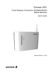 Ericsson Router W21 User's Manual