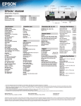 Epson VS350W Product Brochure