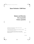 Epson V300 User's Manual