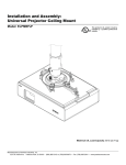 Epson Universal Projector Ceiling Mount Installation Guide