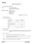 Epson T043120 User's Manual