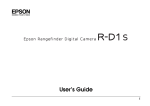 Epson R-D1s User's Manual