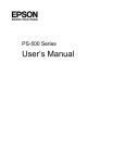 Epson Pulsense PS-500 User's Manual