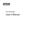 Epson Pulsense PS-100 User's Manual